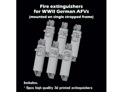 SBS MODELS 1/72 Fire extinguishers German WWII AFV (single)