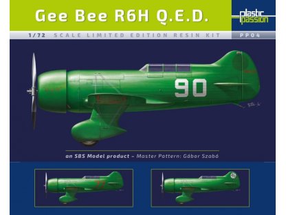 SBS MODELS 1/72 Gee Bee R6H Q.E.D. Full Resin Kit