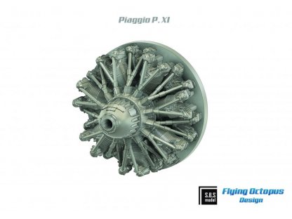 SBS MODELS 1/72 Piaggio P.XI engine (2 pcs.)
