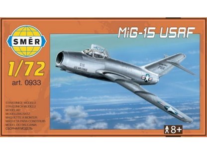 SMĚR 1/72 MiG-15 USAF (3x USAF, 1x North Korea)