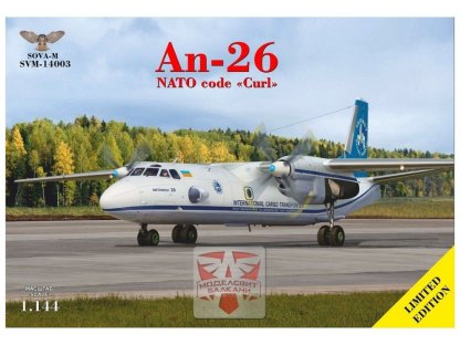 SOVA 1/144 An-26 NATO Code Curl Limited Edition