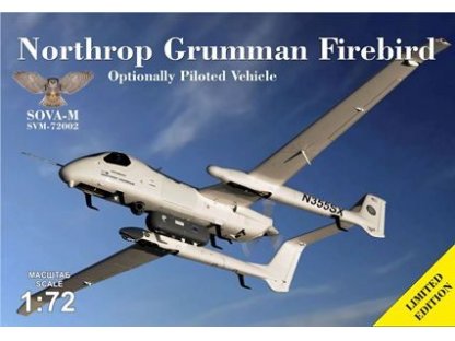 SOVA MODELS 1/72  Northrop Grumman Firebird OPV w/ reconn. containers