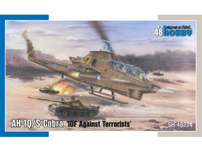 SPECIAL HOBBY 1/48 AH-1Q/S Cobra IDF Against Terrorists