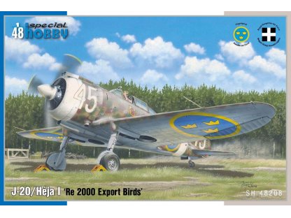 SPECIAL HOBBY 1/48 J-20/Héja I Re 2000 Export Birds (4x camo)