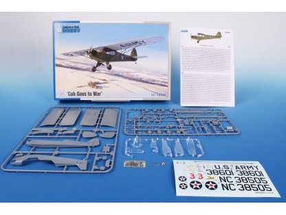 SPECIAL HOBBY 1/48 J-3 Cub Goes To War (3x camo)