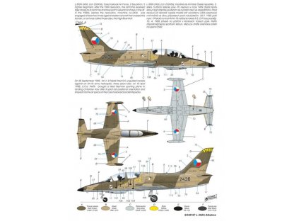 SPECIAL HOBBY 1/48 L-39ZA Attack & Trainer (7x camo) re-issue