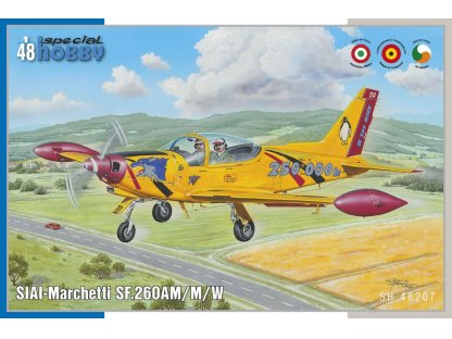 SPECIAL HOBBY 1/48 SIAI-Marchetti SF.260AM/M/W (3x camo)