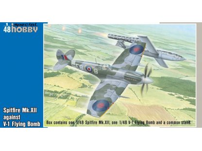 SPECIAL HOBBY 1/48 Spitfire Mk.XII vs. V-1 Flying Bomb 2in1