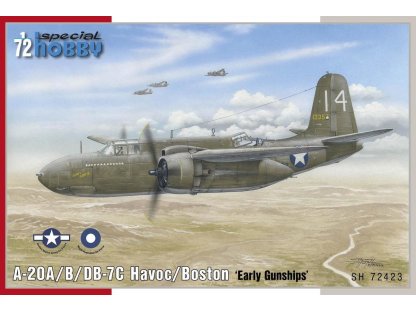 SPECIAL HOBBY 1/72 A-20B/C Boston Havoc Gunships (USAAF, RAAF)