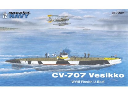 SPECIAL HOBBY 1/72 CV-707 Vesikko Finnish U-Boat WWII