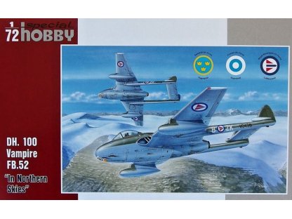 SPECIAL HOBBY 1/72 D.H 100 Vampire FB-Mk.52  in Norhern skies