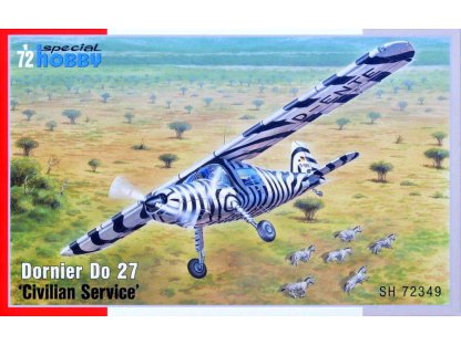 SPECIAL HOBBY 1/72 Dornier Do 27 Civilian Service (3x camo)