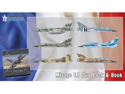 SPECIAL HOBBY 1/72 Mirage F.1 DUO PACK Book