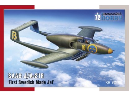 SPECIAL HOBBY 1/72 SAAB J/A-21R First Swedish Made Jet