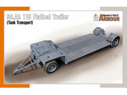 SPECIAL HOBBY 1/72 Sd.Ah 115 Flatbed Trailer (Tank Transport)