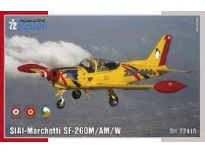 SPECIAL HOBBY 1/72 SIAI-Marchetti SF-260M/AM/W (3x camo)