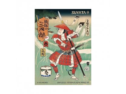 SUYATA 1/24 Sannshirou from The Sengoku - Ashigaru with Red Armor