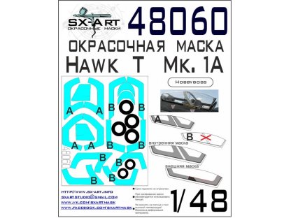 SX-ART 1/48 Bae Hawk T Mk.1A Painting mask for HBB