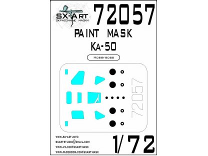 SX-ART 1/72 Ka-50 Painting mask for HBB