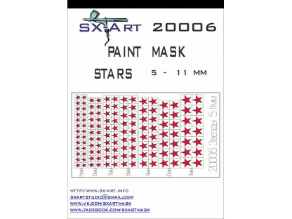 SX-ART Mask Stars 5 - 11mm