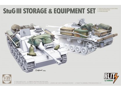 TAKOM 1/35 StuG III Storage & Equipment Set