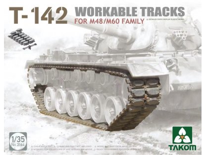 TAKOM 1/35 T-142 Workable Tracks for M48 / M60 Family