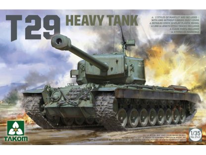 TAKOM 1/35 T29 Heavy Tank