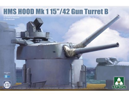 TAKOM 1/350 HMS Hood Mk1 15"/42 Gun Turret B