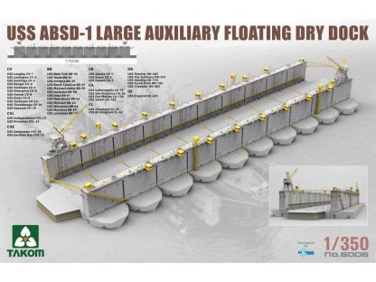 TAKOM 1/350 USS ABSD-1 Large Auxiliary Floating Dry Dock