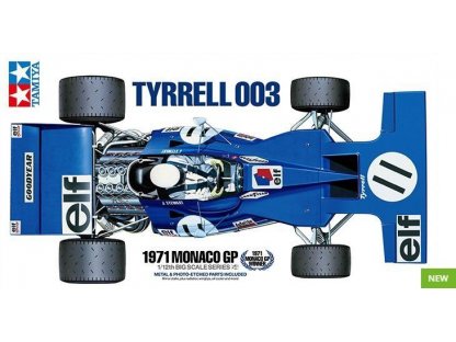 TAMIYA 1/12 Tyrrell 003 1971 Monaco Gp