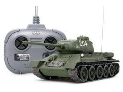 TAMIYA 1/35 Russian Medium Tank T34-85 (w/Control Unit)