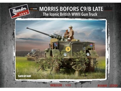 THUNDER MODELS 1/35 Morris Bofors C9/B Late The Iconic British WWII Gun Truck