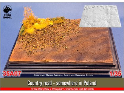 TORO 1/35 35A07 Country Road - Somewhere in Poland Resin Base