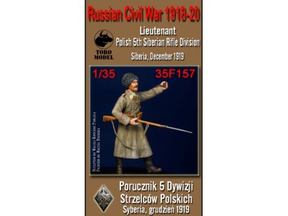TORO 1/35 Wojna Domowa w Rosji 1918-20 - Porucznik 5 Dywizji Strzelców Polskich Syberia, Grudzień 1919