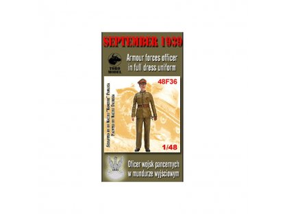 TORO 1/48 Wrzesień 1939 - Oficer Wojsk Pancernych w Mundurze Wyjściowym