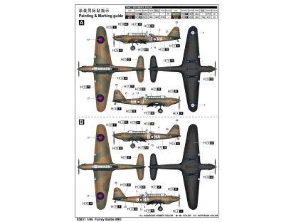 TRUMPETER 1/48 Fairey Battle Mk.I