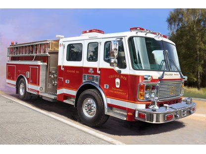 TRUMPETER 1/72 American LaFrance Eagle Fire Pumper