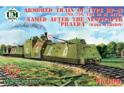 UM 1/72 Armored Train Of Type BP-42 (No. 754, The 38 St Satd)
