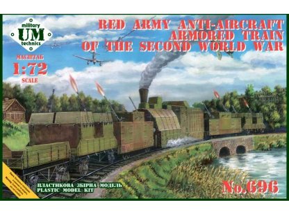 UM 1/72 Red Army Anti-Aircraft Armored Train of The WWII