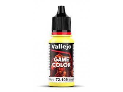 VALLEJO 72109 Toxic Yellow Game Color 18ml