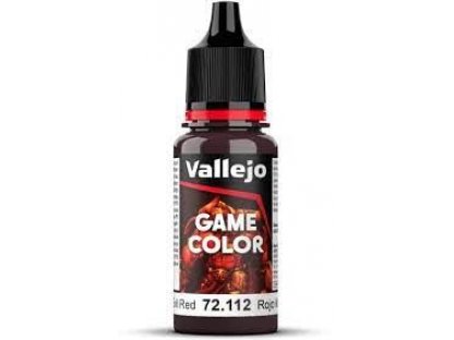 VALLEJO 72112 Evill Red Game Color 18ml