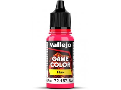 VALLEJO 72157 Fluo Red Game Color 18ml
