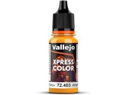 VALLEJO 72403 Xpress Imperial Yellow Game Color 18ml