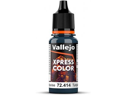 VALLEJO 72414 Xpress Caribbean Turquoise Game Color 18ml