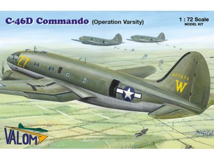 VALOM 1/72 Curtiss C-46D Commando (Operation Varsity)