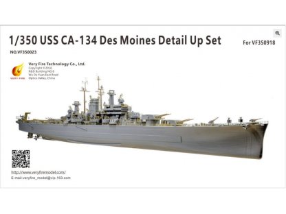 VERY FIRE 1/350 VF350023 USS Des Moines Detail Up Set For Very Fire