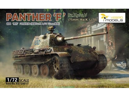 VESPID MODEL 1/72 Panther F Pz.Kpfw. V (75mm Kw.K. L/70)