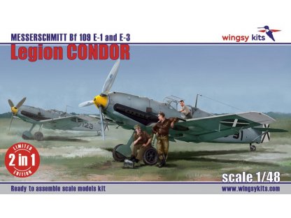WINGSY 1/48 Messerschmitt Bf 109 E-1 + E-3 Legion Condor