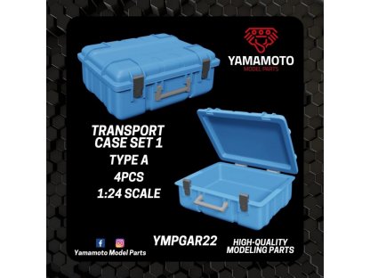 YAMAMOTO 1/24 Transport Case Set 1 - Type A