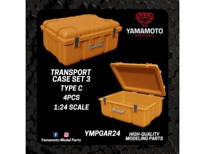 YAMAMOTO 1/24 Transport Case Set 3 - Type C
